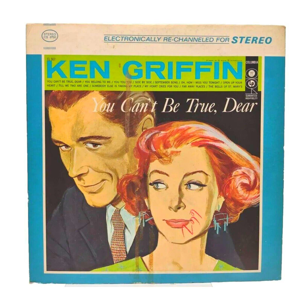 Vntg Ken Griffin You Can't Be True Dear Vinyl Collectible Music Entertainment